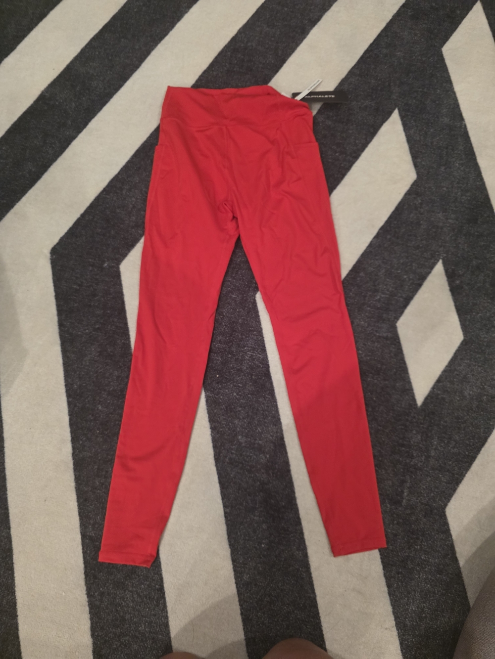 Alphalete Alphalux Red Pocket Leggings